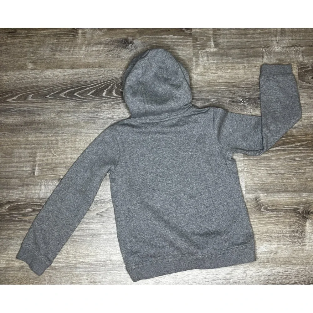 NIke Youth Boys Girls Grey Pullover Hoodie Sweatshirt Long‎ Sleeve Medium